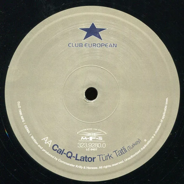 Album cover for Club European by Paul van Dyk / Cal-Q-Lator