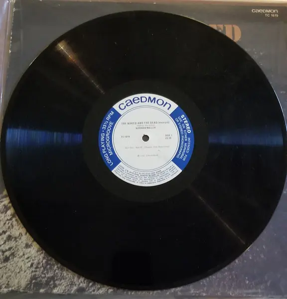 Norman Mailer - The Naked and the Dead (excerpts), Non-Music, Audiobook, Spoken Word, 1983 - Caedmon Records, US, Vinyl 1x LP