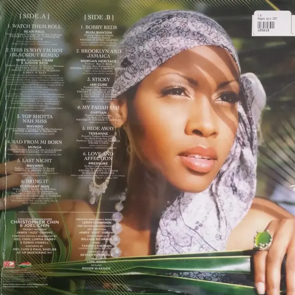 Various - Reggae Gold 2007 - Treasure Of The Caribbean - 2007 - Dancehall, Lovers Rock, Reggae - VP Records - Vinyl 1x LP, Co