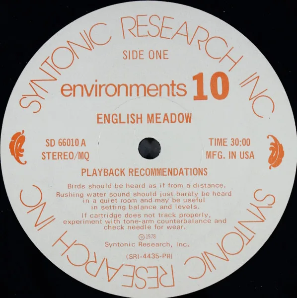 Album cover for Environments (The Magic of Psychoacoustic Sound - Disc 10) by No Artist