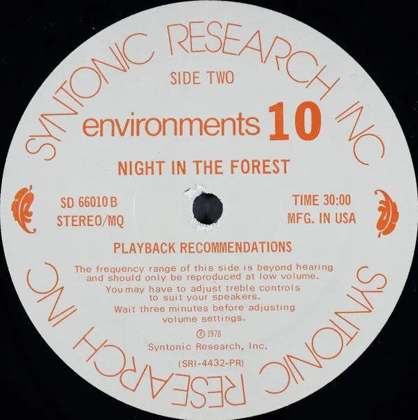Album cover for Environments (The Magic of Psychoacoustic Sound - Disc 10) by No Artist
