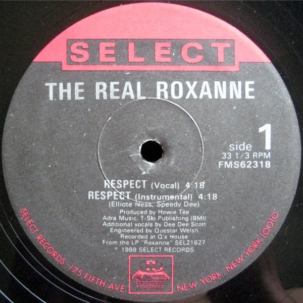 Album cover for Respect by Real Roxanne, The