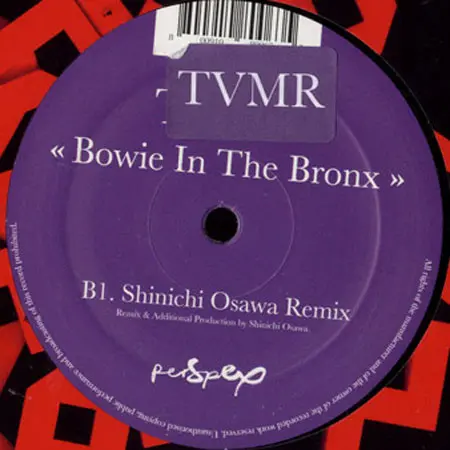 TVMR - Bowie In The Bronx, Electronic, Acid, Electro, 2008 - Perspex Recordings, UK, Vinyl 1x 12"