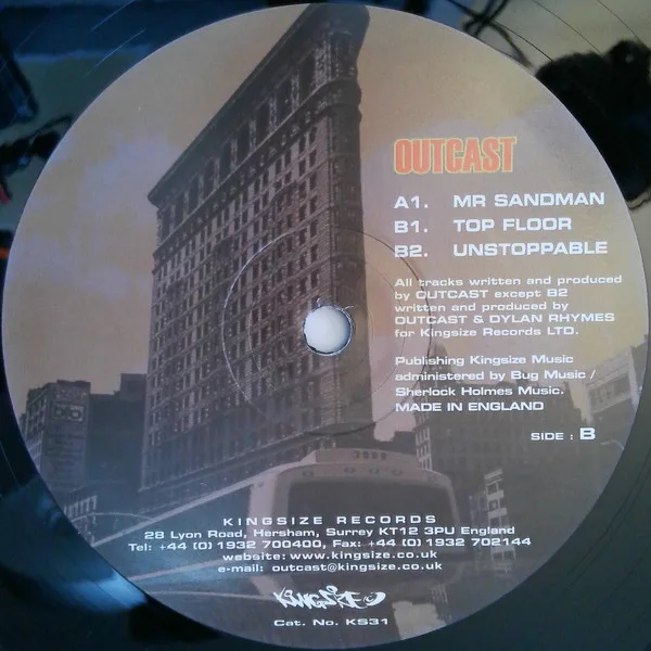 Album cover for Mr Sandman by Outcast (2)