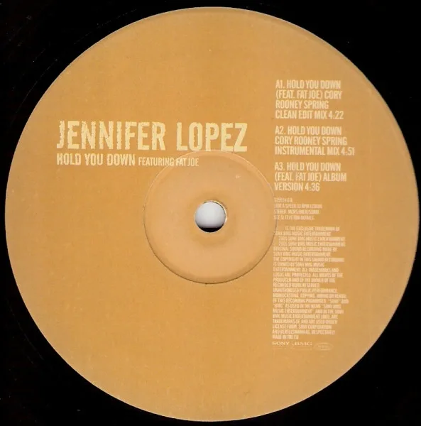 Album cover for Hold You Down by Jennifer Lopez