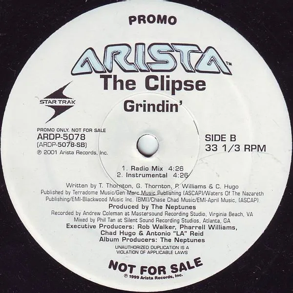 Album cover for Grindin' by Clipse