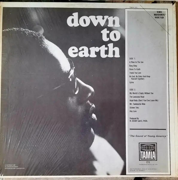 Stevie Wonder - Down To Earth, Funk / Soul, Ballad, Soul, 1966 - Tamla, US, Vinyl 1x LP, Album, Mono Rockaway Pressing