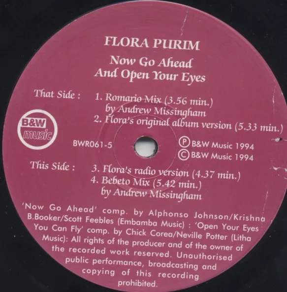 Album cover for Now Go Ahead And Open Your Eyes by Flora Purim