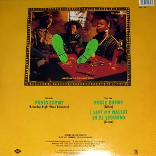 Album cover for Pubic Enemy / I Left My Wallet In El Segundo by A Tribe Called Quest