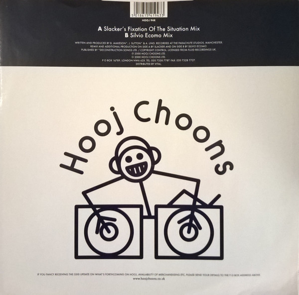 Andy Ling - Fixation, Electronic, Progressive Trance, 2000 - Hooj Choons, UK, Vinyl 1x 12", 33 ⅓ RPM 2/2