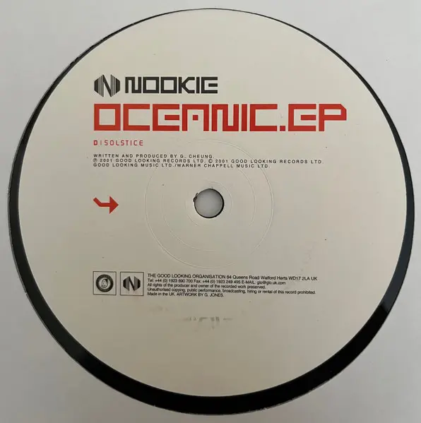 Nookie - Oceanic EP, Electronic, Drum n Bass, 2001 - Good Looking Records, UK, Vinyl 2x 12", 45 RPM, EP, Numbered Gatefold sl