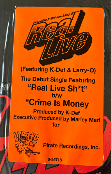 Real Live - Real Live Sh*t / Crime Is Money, Hip Hop, Gangsta, 1995 - Atlantic, Big Beat, Pirate Recordings, US, Vinyl 1x 12"
