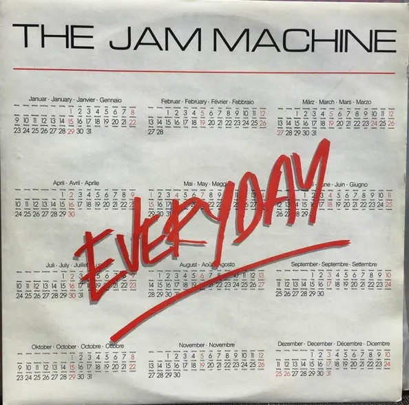 Jam Machine, The - Everyday, Electronic, Italo House, 1989 - Possum Records, Australia, Vinyl 1x 12", 45 RPM, Single