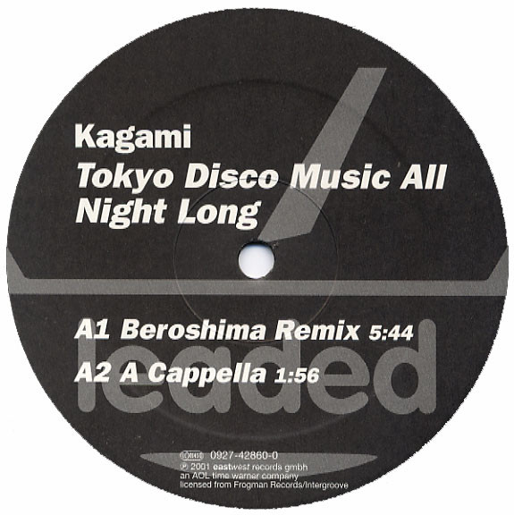 Kagami - Tokyo Disco Music All Night Long (Remixes), Electronic, Electro, Techno, 2001 - Leaded, Germany, Vinyl 1x 12"