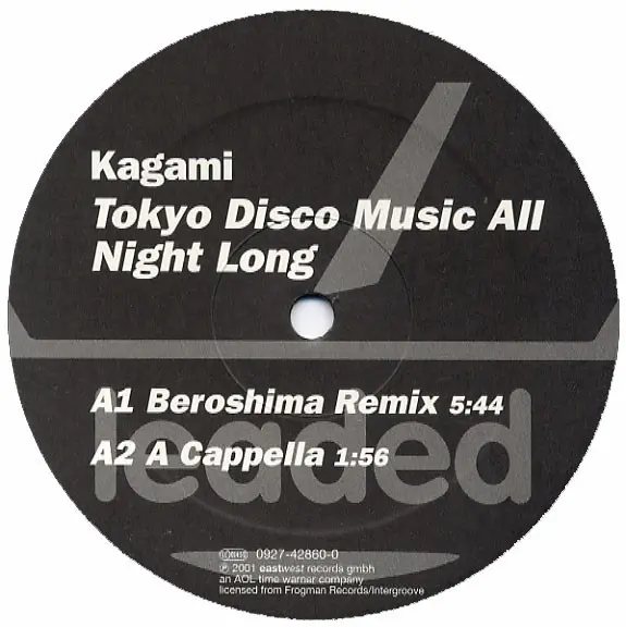 Kagami - Tokyo Disco Music All Night Long (Remixes), Electronic, Electro, Techno, 2001 - Leaded, Germany, Vinyl 1x 12"