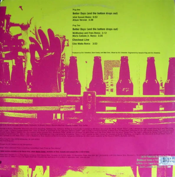 Album cover for Better Days (And The Bottom Drops Out) by Citizen King