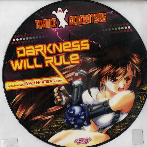Trance Generators - Darkness Will Rule, Electronic, Hard Trance, Hardstyle, 2004 - Future Sound Corporation, Italy, Vinyl 1x 