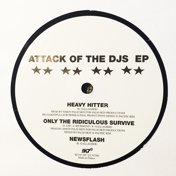 Earl Zinger - Attack Of The DJs EP, Electronic, Drum n Bass, Electro, House, 2004 - !K7 Records, Germany, Vinyl 1x 12", EP