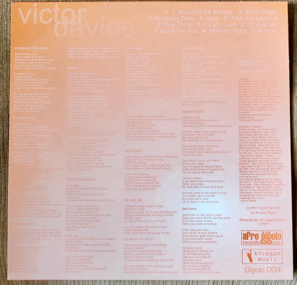 Album cover for Victor Davies by Victor Davies