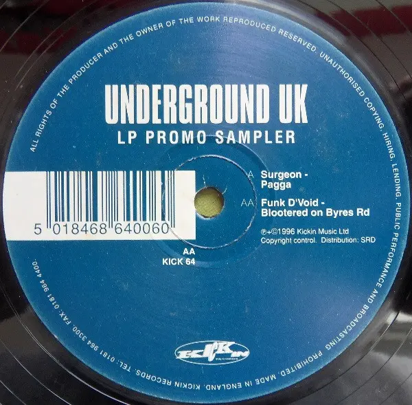 Underground UK (LP Promo Sampler)