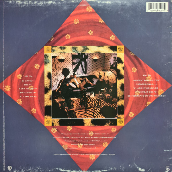 Timmy Gatling - Help, Funk / Soul, Hip Hop, Contemporary R&B, New Jack Swing, 1989 - Tommy Boy, US, Vinyl 1x LP, Album