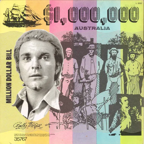 Billy Thorpe - Million Dollar Bill, Funk / Soul, Rock, Funk, Rhythm & Blues, Rock & Roll, 1975 - Infinity, Australia, Vinyl 1