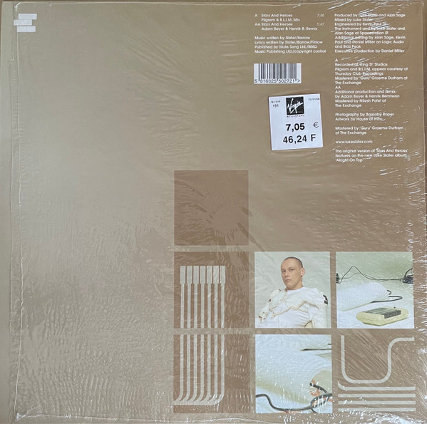 Luke Slater - Stars And Heroes, Electronic, Breakbeat, Techno, 2002 - Mute, UK, Vinyl 1x 12", 33 ⅓ RPM, Limited Edition