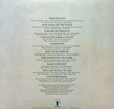 Jackson Browne - For Everyman, Rock, Acoustic, Pop Rock, 1977 - Asylum Records, Japan, Vinyl 1x LP, Album, Reissue