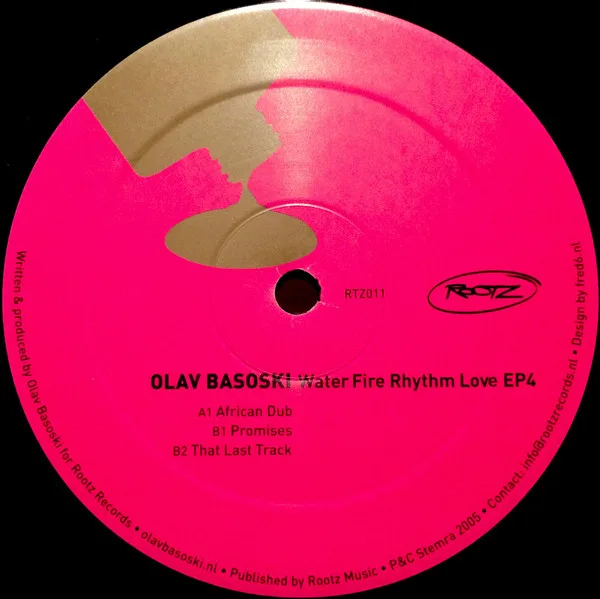 Album cover for Water Fire Rhythm Love EP4 by Olav Basoski