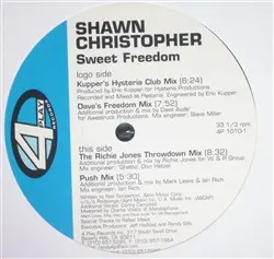 Shawn Christopher - Sweet Freedom - Massive Mix Set Vol. 1 Of 2, Electronic, Garage House, House, Trance, 1999 - 4 Play Recor