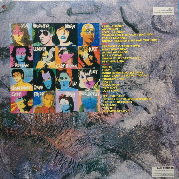 Damned, The - The Light At The End Of The Tunnel, Rock, Goth Rock, Punk, 1987 - MCA Records, Australia, Vinyl 2x LP, Compilat