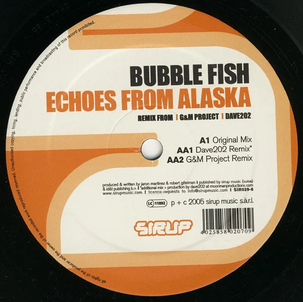 Album cover for Echoes From Alaska by Bubble Fish