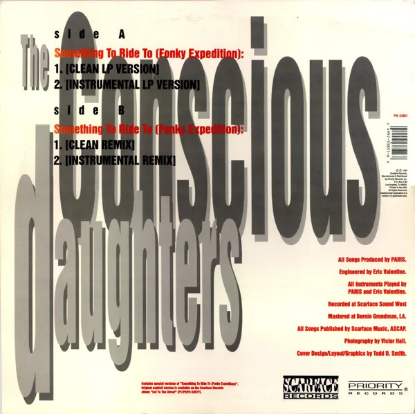 Album cover for Something To Ride To (Fonky Expedition) by Conscious Daughters, The