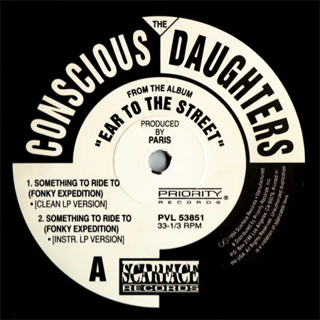 Album cover for Something To Ride To (Fonky Expedition) by Conscious Daughters, The