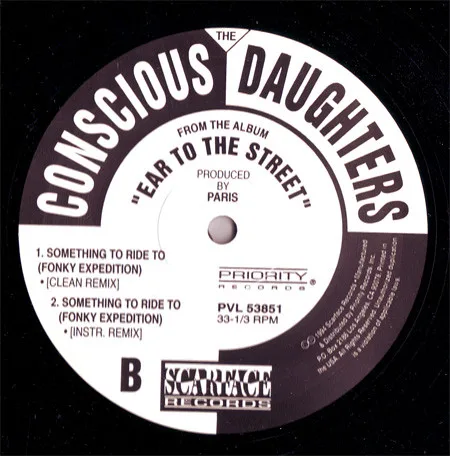 Album cover for Something To Ride To (Fonky Expedition) by Conscious Daughters, The