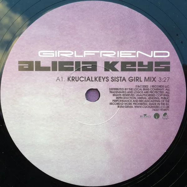 Album cover for Girlfriend by Alicia Keys