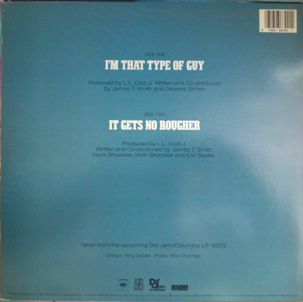 LL Cool J - I'm That Type Of Guy, Hip Hop, 1989 - Columbia, Def Jam Recordings, US, Vinyl 1x 12", 33 ⅓ RPM, Stereo