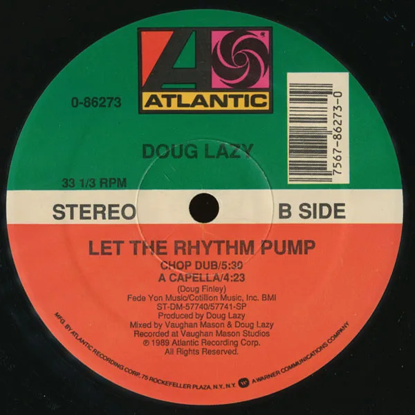Album cover for Let The Rhythm Pump by Doug Lazy