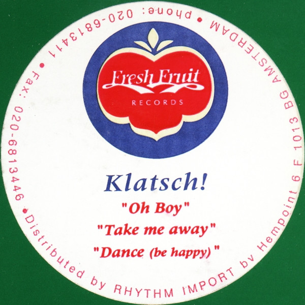 Klatsch! - Oh Boy, Electronic, House, Tech House, 1993 - Fresh Fruit Records, Netherlands, Vinyl 1x 12", 33 ⅓ RPM