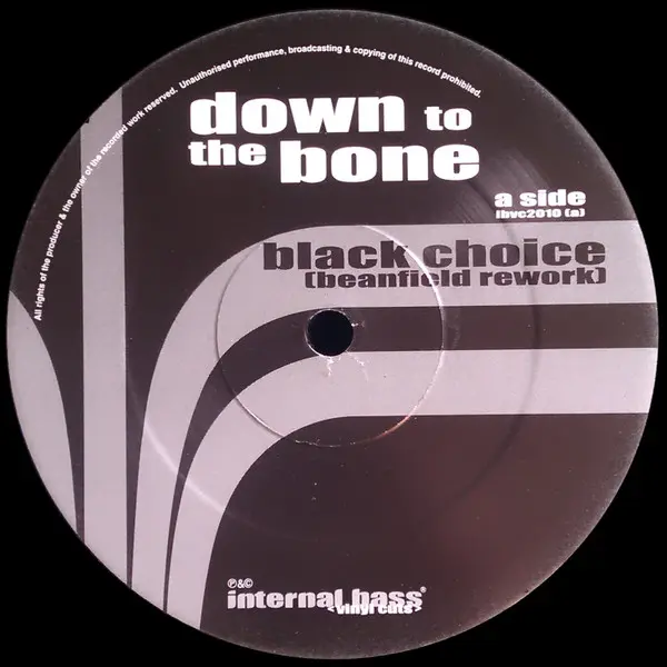 Album cover for Black Choice by Down To The Bone