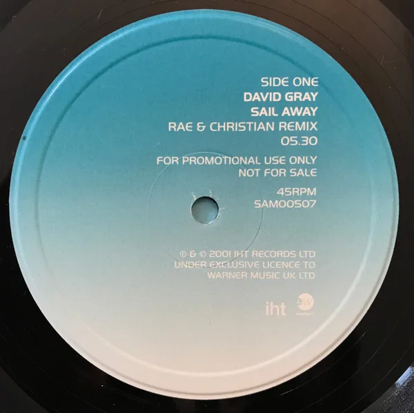 Album cover for Sail Away (Rae & Christian Remixes) by David Gray