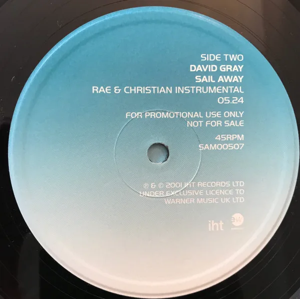 Album cover for Sail Away (Rae & Christian Remixes) by David Gray