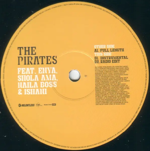 Pirates (4), The - You Should Really Know, Hip Hop, RnB/Swing, 2004 - Relentless Records, UK, Vinyl 1x 12"