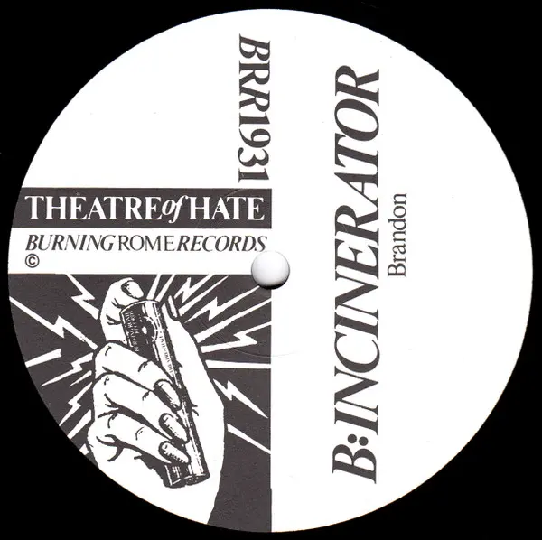 Theatre Of Hate - Nero, Rock, Alternative Rock, Goth Rock, 1981 - Burning Rome Records, UK, Vinyl 1x 12"