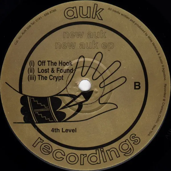 District 1 / 4th Level - New Auk EP, Electronic, Techno, 1997 - Auk Recordings, UK, Vinyl 1x 12", EP, 33 ⅓ RPM