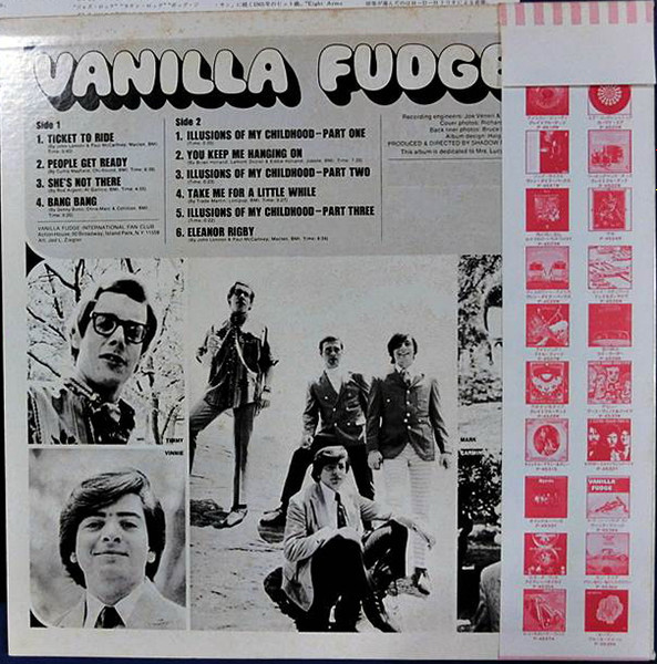 Vanilla Fudge - Vanilla Fudge - 1978 -Prog Rock, Psychedelic Rock -Atlantic -Vinyl 1x LP, Album, Reissue, Stereo