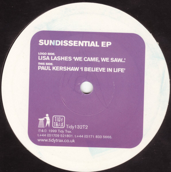 Lisa Lashes / Paul Kershaw - Sundissential EP, Electronic, Hard House, 1999 - Tidy Trax, UK, Vinyl 1x 12", 45 RPM, EP, Single