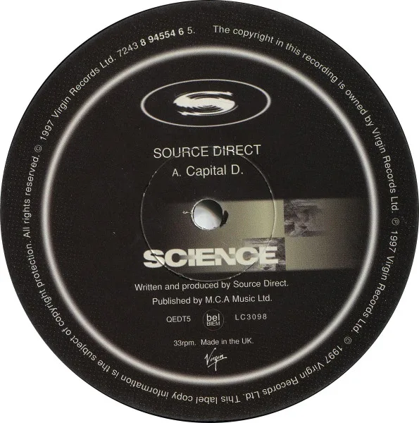 Album cover for Capital D / Enemy Lines by Source Direct