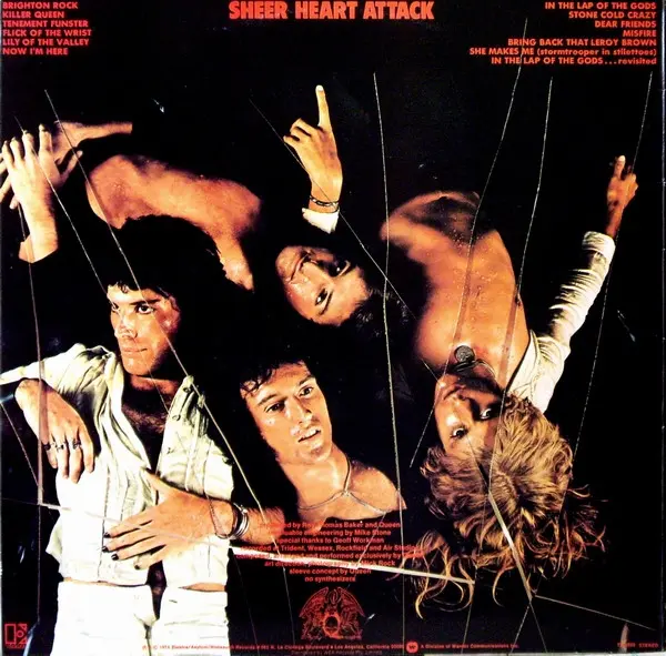 Queen - Sheer Heart Attack, Rock, Classic Rock, Glam, 1975 - Elektra, Australia, Vinyl 1x LP, Album