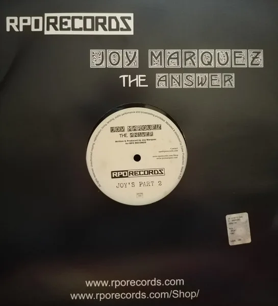 Album cover for The Answer by Joy Marquez